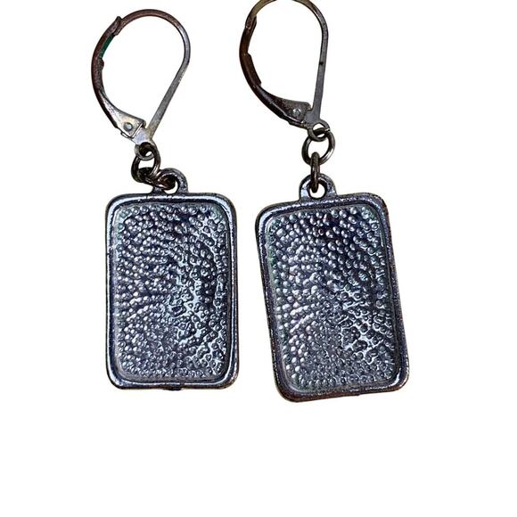 Bundle of 6 Silver-Tone Filigree Earrings Set of 6 Vintage Boho Dangles - Picture 5 of 13